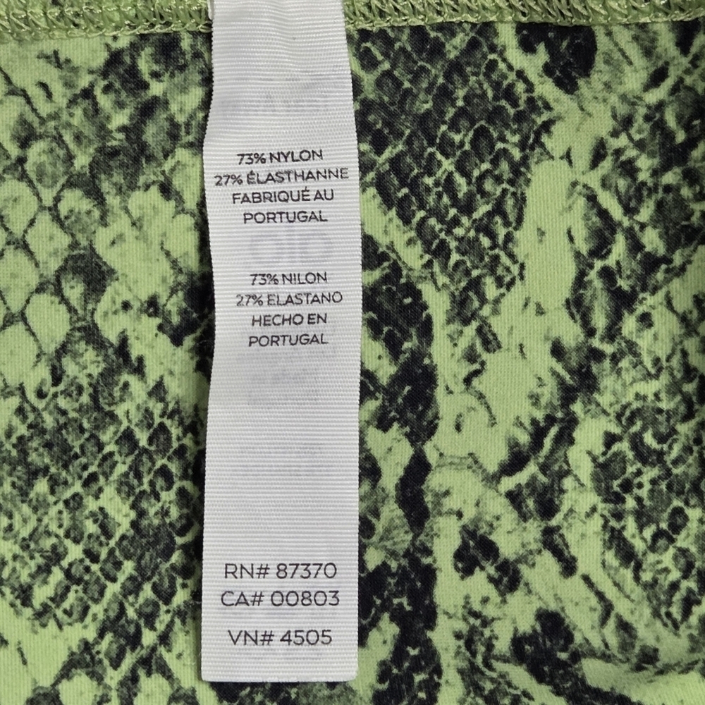 Alo Yoga Snakeskin Vapor Leggings Green Size Small - Picture 10 of 12